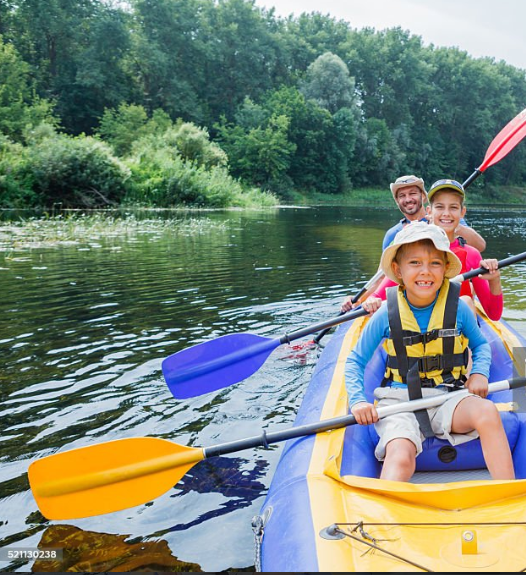 Kayaking and Canoeing on Calm Water