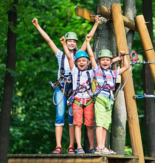 Ziplining and Ropes Courses