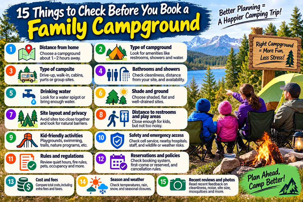 15 Things to Check Before You Book a Family Campground