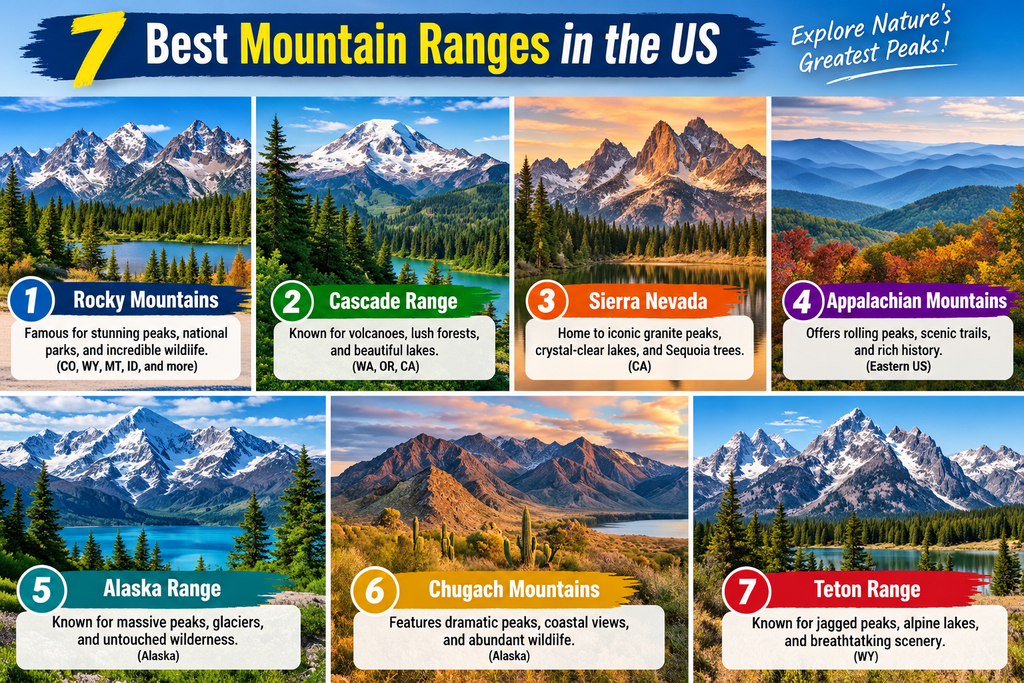 7 Best Mountain Ranges in the US